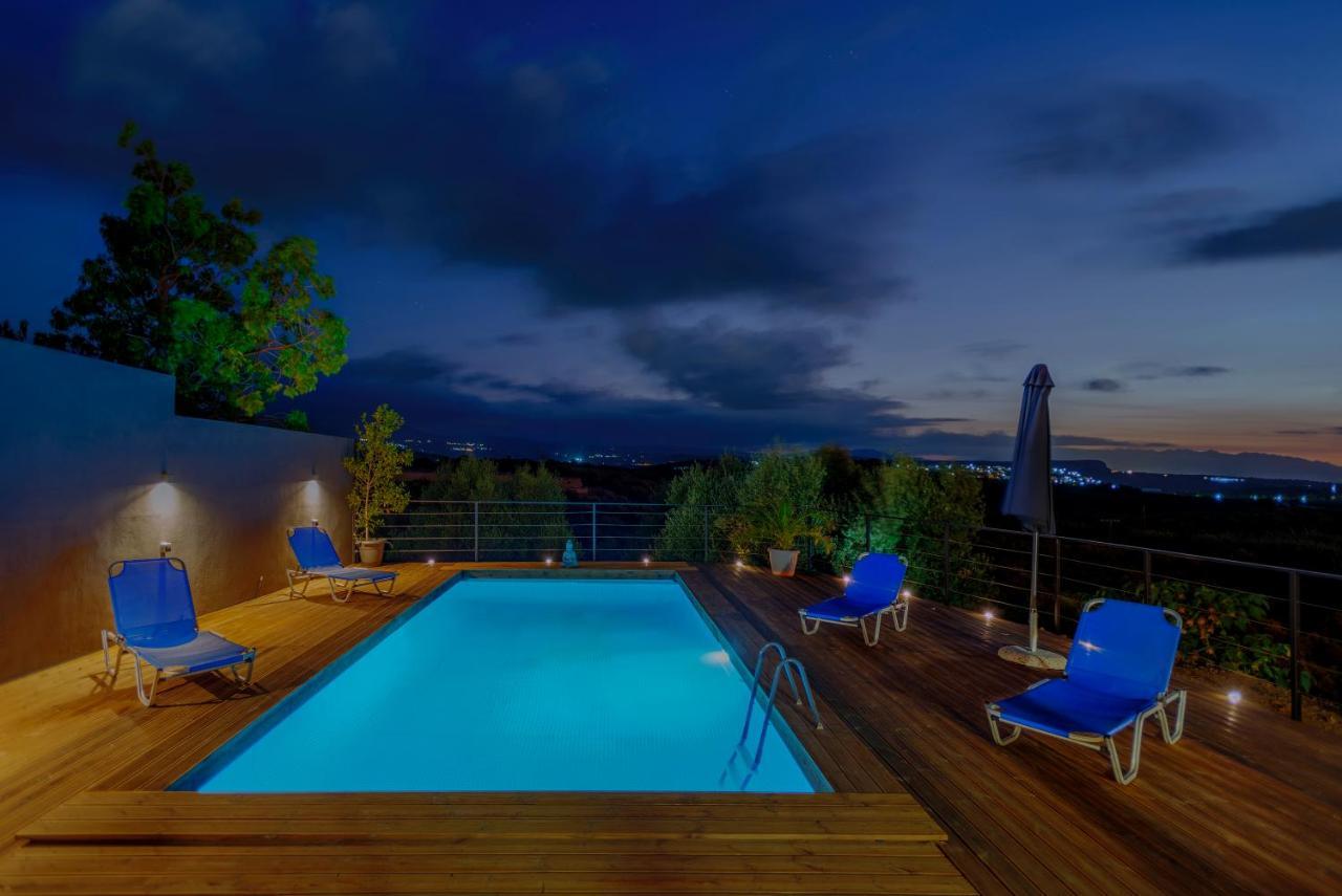 Private Pool Villa Ggki Skepasti Bagian luar foto