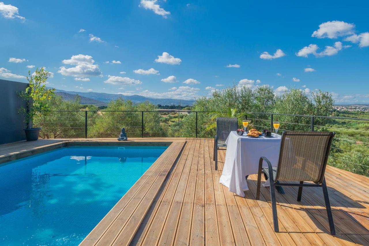 Private Pool Villa Ggki Skepasti Bagian luar foto