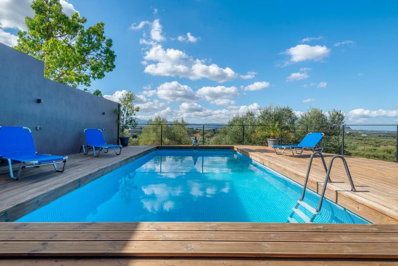Private Pool Villa Ggki Skepasti Bagian luar foto